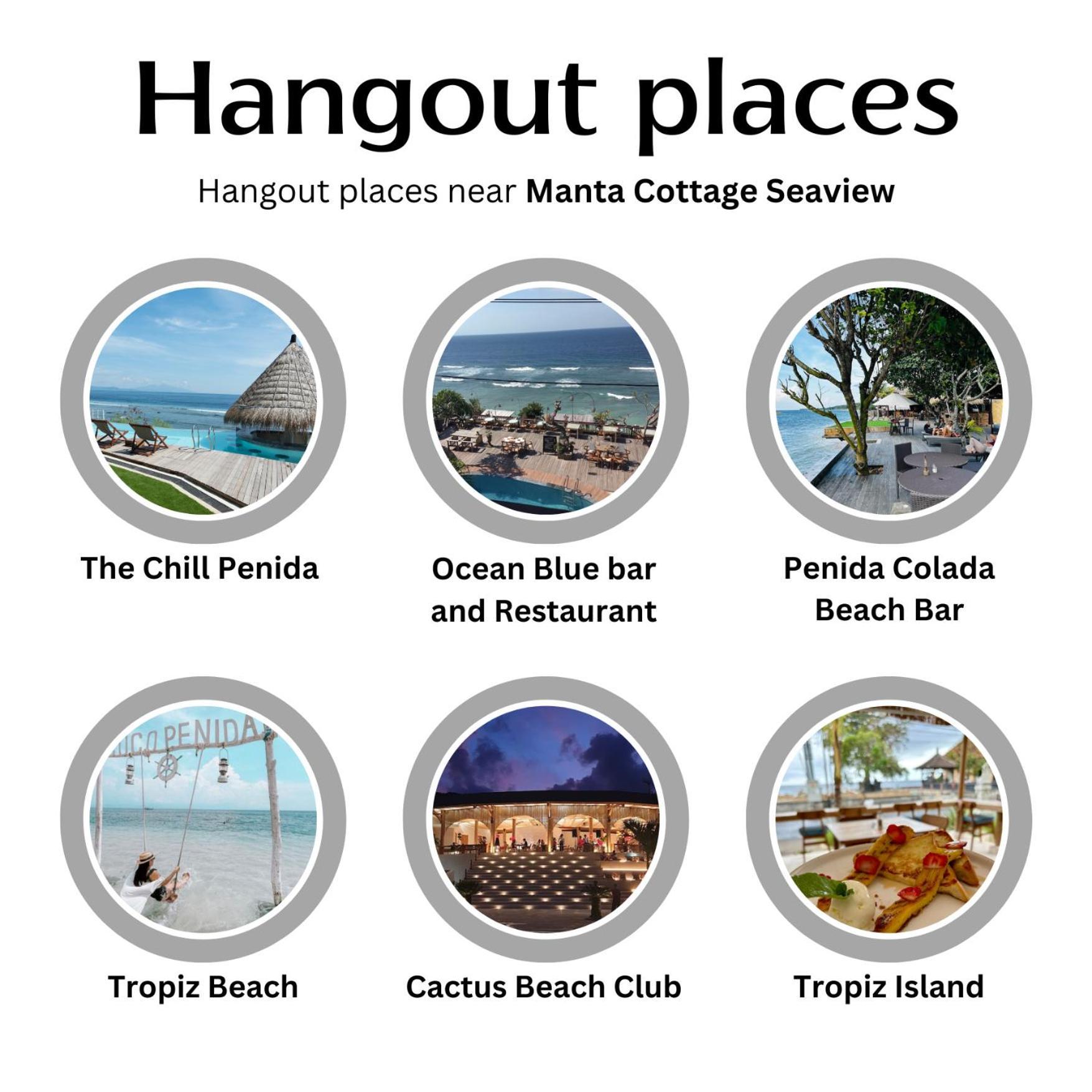 Manta Cottages With Sea View Batununggul エクステリア 写真